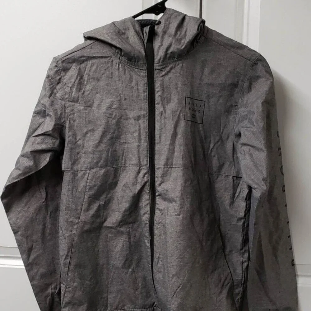 Billabong Boys Transport Jacket  Size: Medium  Full Zip  Hooded  Windbreaker